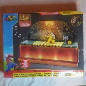 Nintendo Super Mario Bowser Battle Playset - Yellow, Green, Red, Black